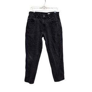 Vintage Levis 545 Jeans 32 X 30 90s Dark Wash Straight Loose Black Brown Tab Y2K